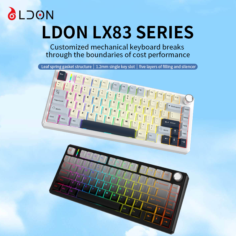 Gaming Keyboard Hot Swappable - Teclado Mecánico Inalámbrico para Juegos LDON
