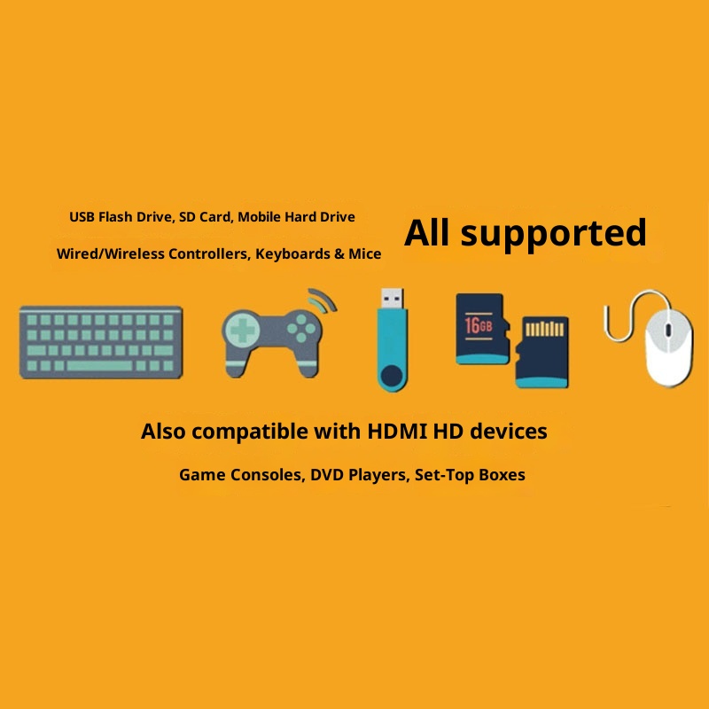 Mini TV Retro para Juegos, con - Gaming Keyboard Mini reseña y precio