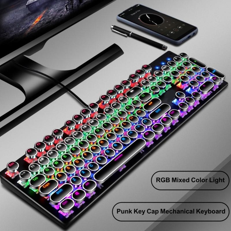 Teclado mecánico para juegos L - Keyboard Gaming Blue Switch reseña y precio