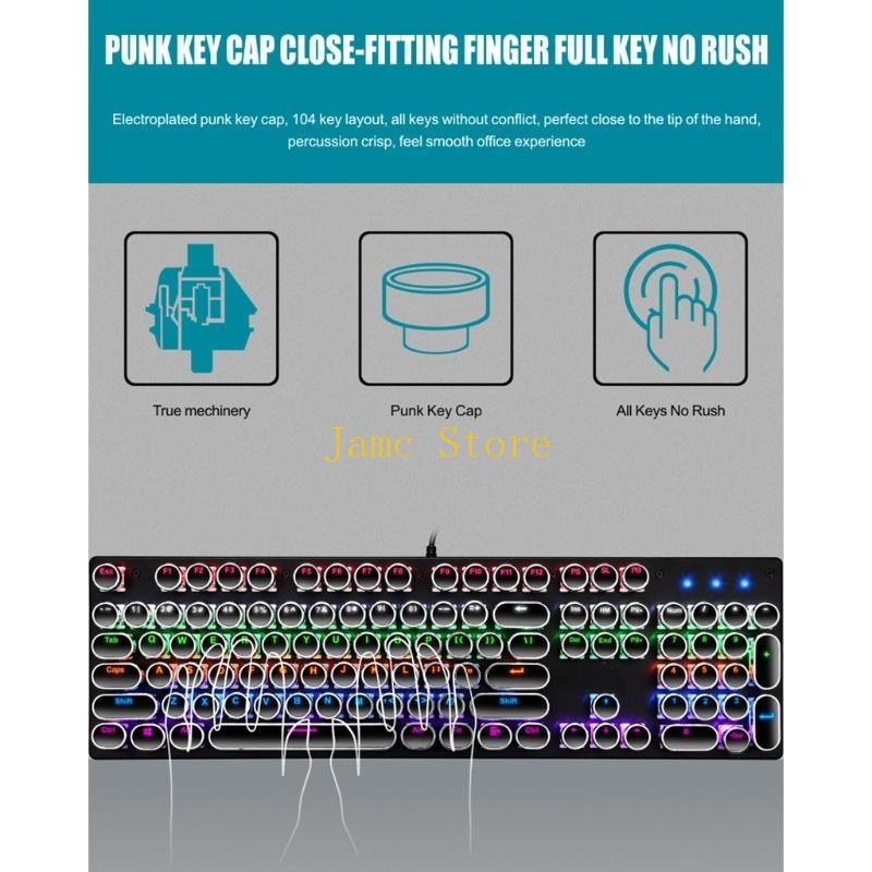 Teclado mecánico para juegos L - Keyboard Gaming Blue Switch reseña y precio